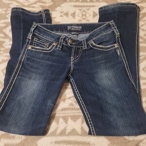 Silver Jeans Dark Blue Slim Boot Cut Denim. W 23 X L 33